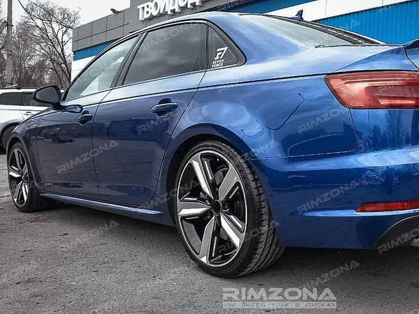 Audi a4 на литых дисках в стиле AUDI RS R18 - Фото № 2