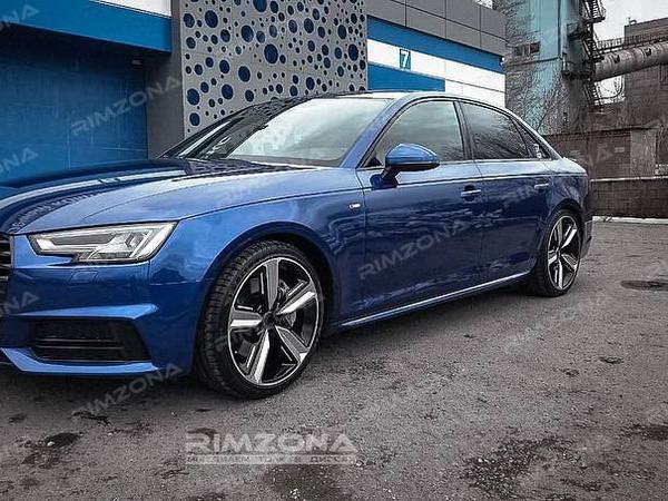 Audi a4 на литых дисках в стиле AUDI RS R18 - Фото № 3