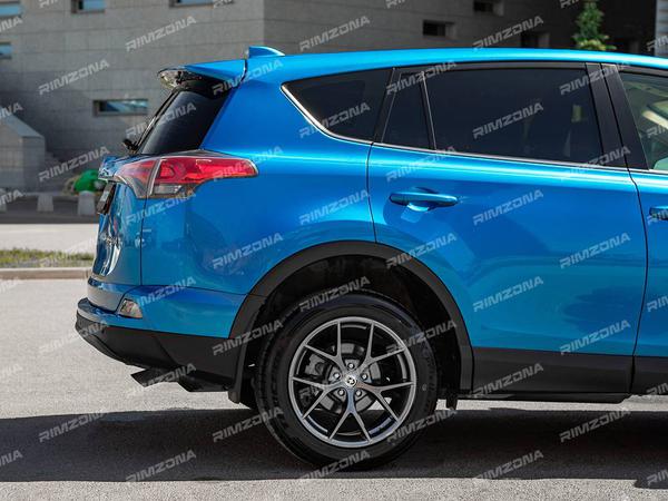 TOYOTA RAV4 НА ЛИТЫХ ДИСКАХ В СТИЛЕ HRE P101 R18 - Фото № 4