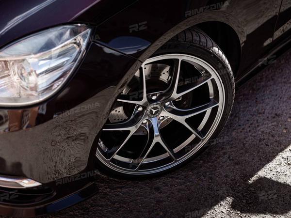 MERCEDES-BENZ E-CLASS НА ЛИТЫХ ДИСКАХ В СТИЛЕ BBS FI-R R19 - Фото № 2