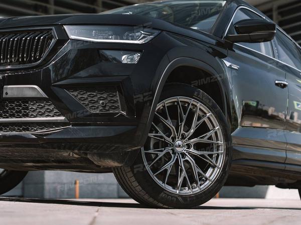SKODA KODIAQ НА ЛИТЫХ ДИСКАХ В СТИЛЕ VORSTEINER LK013 R20 - Фото № 7
