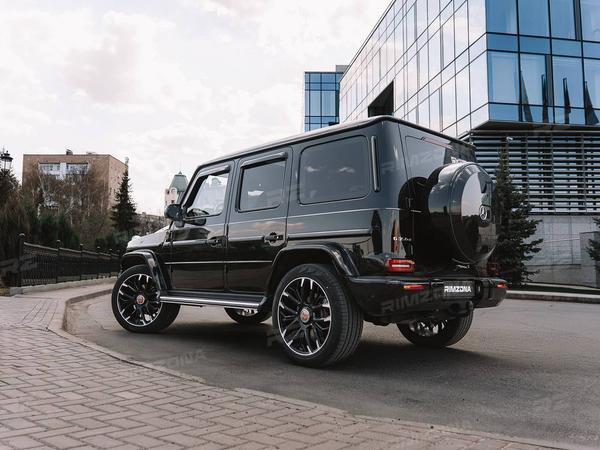 MERCEDES-BENZ G-CLASS НА КАСТОМНЫХ КОВАНЫХ ДИСКАХ R22 - Фото № 3