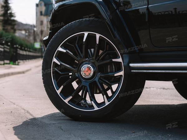 MERCEDES-BENZ G-CLASS НА КАСТОМНЫХ КОВАНЫХ ДИСКАХ R22 - Фото № 4