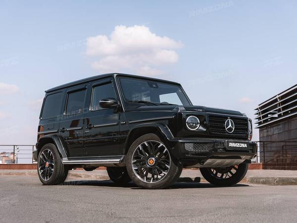 MERCEDES-BENZ G-CLASS НА КАСТОМНЫХ КОВАНЫХ ДИСКАХ R22 - Фото № 6