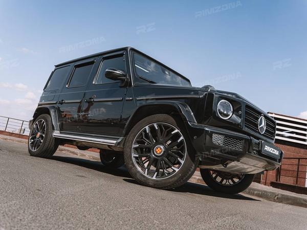 MERCEDES-BENZ G-CLASS НА КАСТОМНЫХ КОВАНЫХ ДИСКАХ R22 - Фото № 8