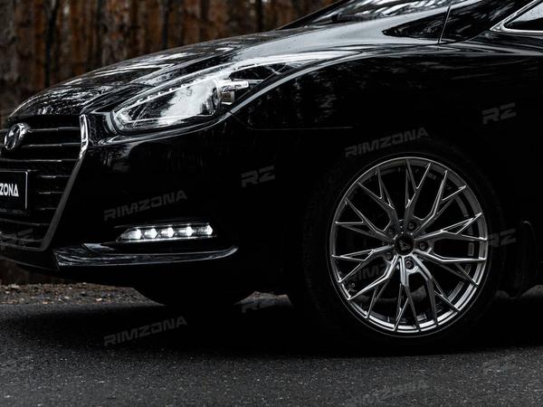 HYUNDAI I40 НА ЛИТЫХ ДИСКАХ В СТИЛЕ VORSTEINER LK013 R18 - Фото № 9