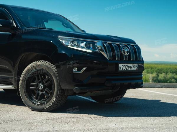 TOYOTA LAND CRUISER PRADO НА ЛИТЫХ ДИСКАХ FUEL FLAME 6 R20 - Фото № 2