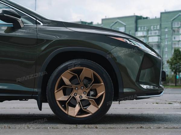 LEXUS RX НА КАСТОМНЫХ КОВАНЫХ ДИСКАХ R21 - Фото № 7