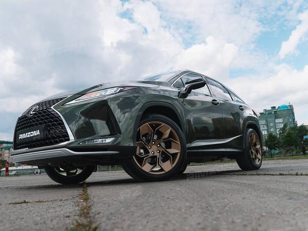 LEXUS RX НА КАСТОМНЫХ КОВАНЫХ ДИСКАХ R21 - Фото № 3