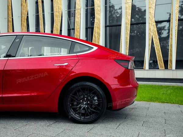 TESLA MODEL 3 НА ЛИТЫХ ДИСКАХ VORSTEINER VFF-107 R18 - Фото № 5