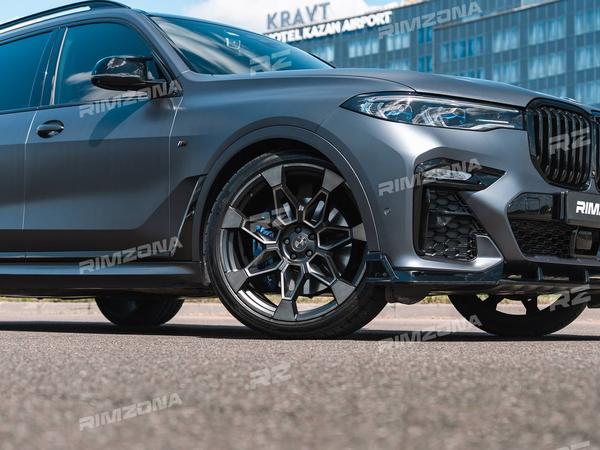 BMW X7 НА КОВАНЫЕ ДИСКИ В СТИЛЕ BMW XM Style R22 - Фото № 3