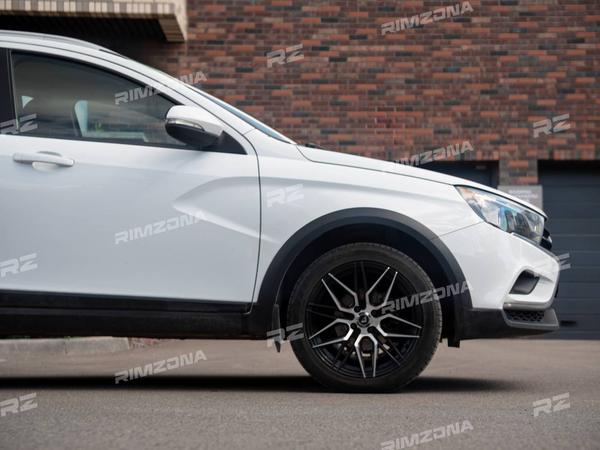 LADA VESTA CROSS НА ЛИТЫХ ДИСКАХ VORSTEINER VFF-107 R17 - Фото № 3