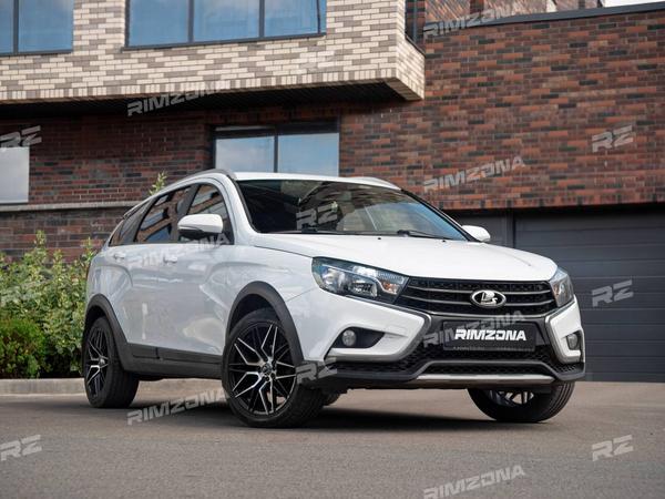LADA VESTA CROSS НА ЛИТЫХ ДИСКАХ VORSTEINER VFF-107 R17 - Фото № 1