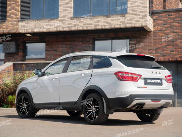 LADA VESTA CROSS НА ЛИТЫХ ДИСКАХ VORSTEINER VFF-107 R17 - Фото № 8