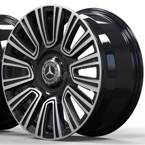 Кованый диск В стиле Mercedes 9 V DOUBLE SPOKE R20 8.5/9.5J 5x112 ET35/40 dia 66.6