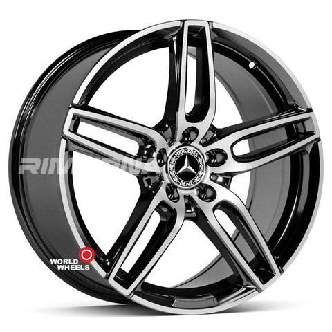 Литой диск В стиле Mercedes 5 Double Spoke R19 8J 5x112 ET45 dia 66.6