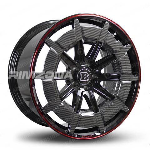 Кованый диск В стиле Mercedes Monoblock Z Carbon Rocket R21 9.5/11J 5x112 ET25 dia 66.6