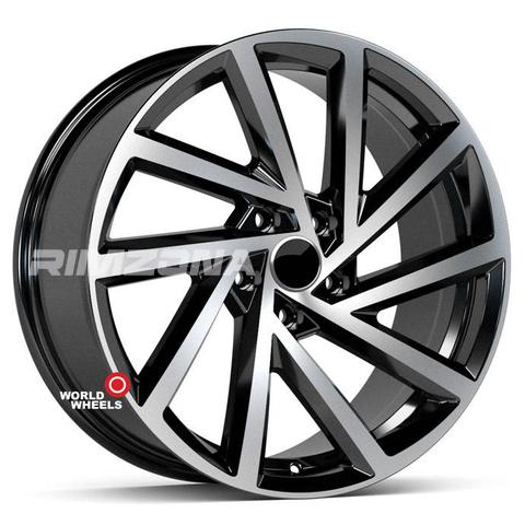 Литой диск В стиле Volkswagen Golf R R18 8J 5x112 ET38 dia 57.1