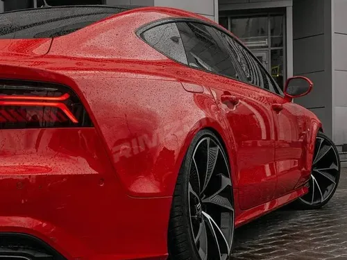 Литой диск В стиле Audi RS7 R22 9.5J 5x112 ET25 dia 66.5 - Фото вживую на авто №3