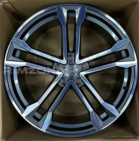 Литой диск В стиле Audi 5 Double Spoke new R22 9.5J 5x112 ET30 dia 66.6