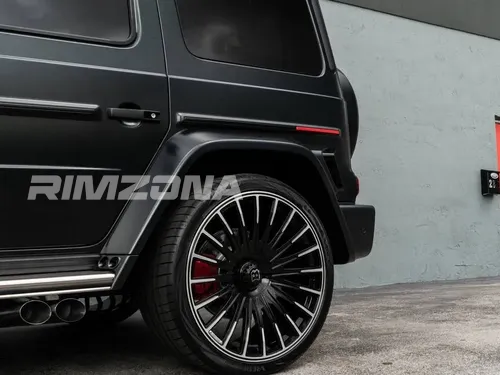 Кованый диск BRABUS Monoblock ZV R22 10/11.5J 5x112 ET45/47 dia 66.6 - Фото вживую на авто №7