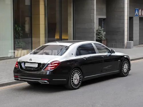Кованый диск В стиле Mercedes MAYBACH 222 R20 9.5J 5x112 ET43 dia 66.6 - Фото вживую на авто №7