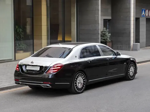 Кованый диск В стиле Mercedes MAYBACH 222 R20 8.5/9.5J 5x112 ET36/43 dia 66.6 - Фото вживую на авто №4