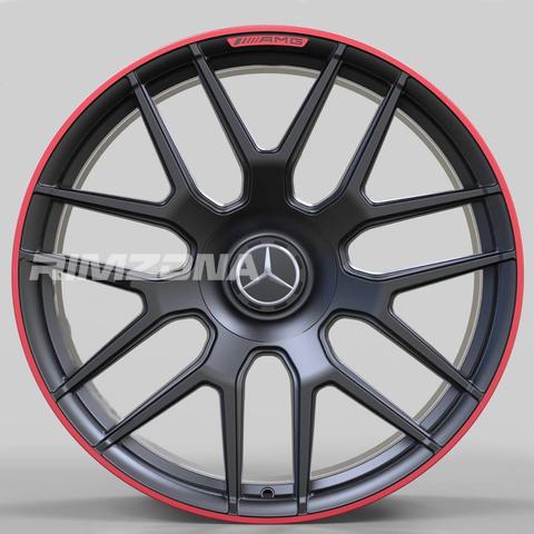 Литой диск В стиле Mercedes AMG 7 Double Spoke R22 10J 5x130 ET36 dia 84.1