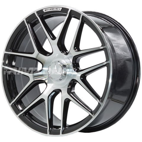 Литой диск В стиле Mercedes AMG 7 Double Spoke R20 9.5J 5x112 ET38 dia 66.6