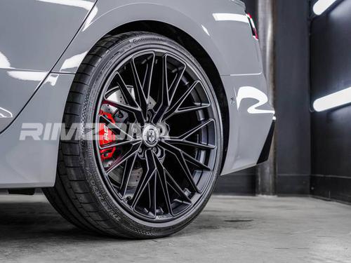 Литой диск HRE FF28 R19 9.5J 5x112 ET35 dia 66.6 - Фото вживую на авто №3