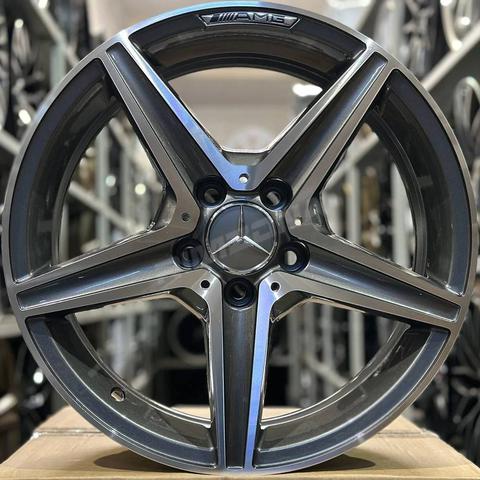 Литой диск В стиле Mercedes AMG 5 Spoke R17 7.5J 5x112 ET35 dia 66.6