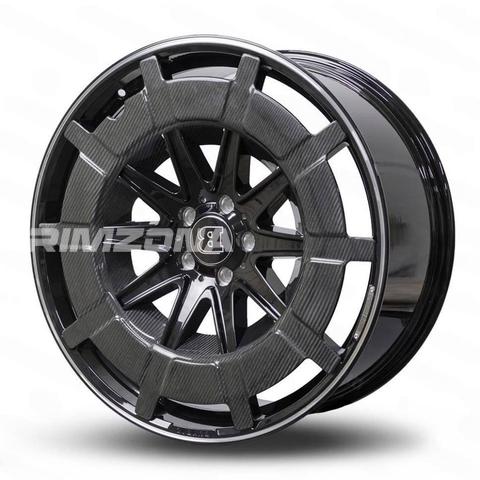 Кованый диск В стиле Mercedes Monoblock Z Carbon Rocket R24 10/12J 5x130 ET20/30 dia 84.1