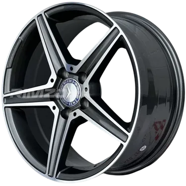 Литой диск В стиле Mercedes AMG 5 Spoke R17 7.5J 5x112 ET40 dia 66.6